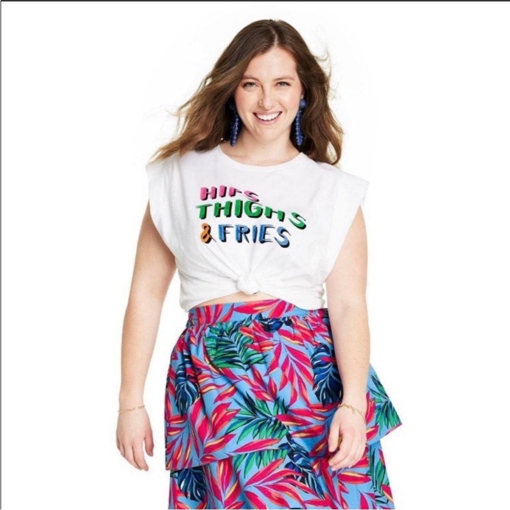 Tabitha Brown Hips Thighs & Fries Graphic Tank Top - Picture 3 of 4